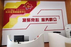 广发在线平台（中国）集团党支部书记陈文舒到东环街党群企综合服务中心参访交流