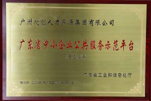 广发在线平台（中国）集团被认定为2022年广东省中小企业公共服务示范平台